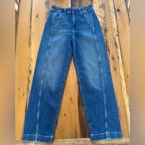 Madewell Tapered Denim Trouser Jean in Calvert Wash Size 27